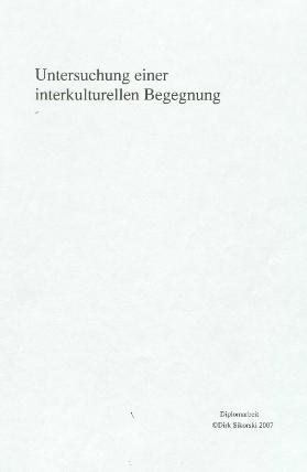 Untersuchung einer interkulturellen Begegnung