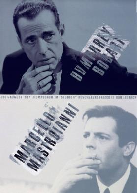 Humphrey Bogart - Marcello Mastroianni - Filmpodium im "Studio 4"