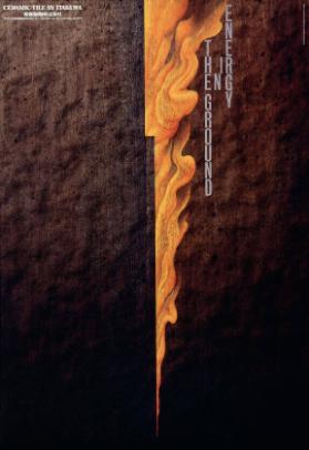 Energy in the ground - Ceramic tile by Itakura