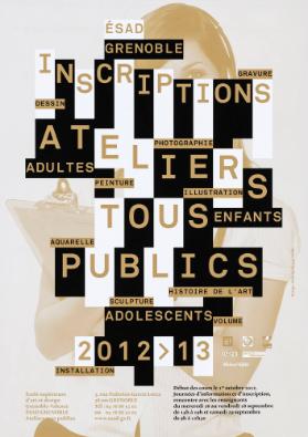 ÉSAD Grenoble - Inscriptions ateliers tous publics