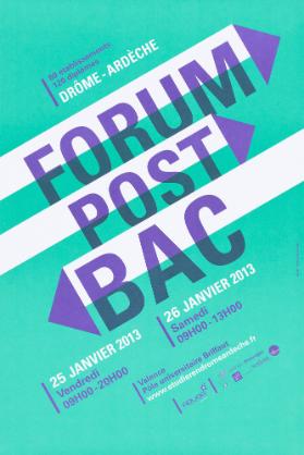 Forum Post Bac - Valance - Pôle Universitaire Briffaut 2013