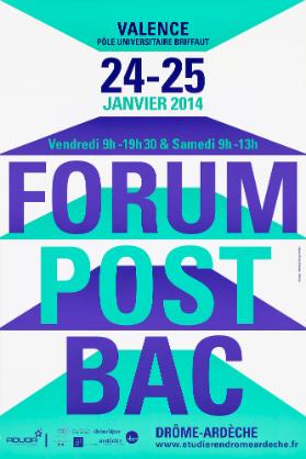 Forum Post Bac - Valance - Pôle Universitaire Briffaut 2014