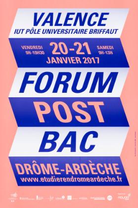 Forum Post Bac - Valance - Pôle Universitaire Briffaut 2017