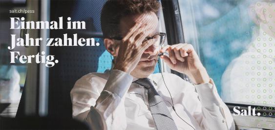 Einmal im Jahr zahlen. Fertig. Salt.
