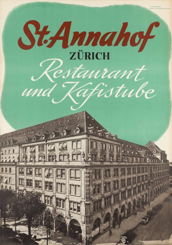St. Annahof Zürich - Restaurant und Kafistube