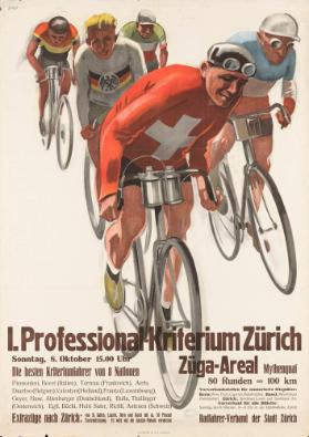 I. Professional-Kriterium Zürich - Züga-Areal Mythenquai