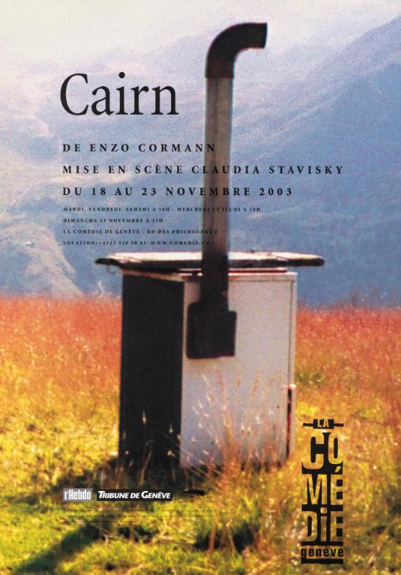Cairn de Enzo Cormann - La Comédie Genève