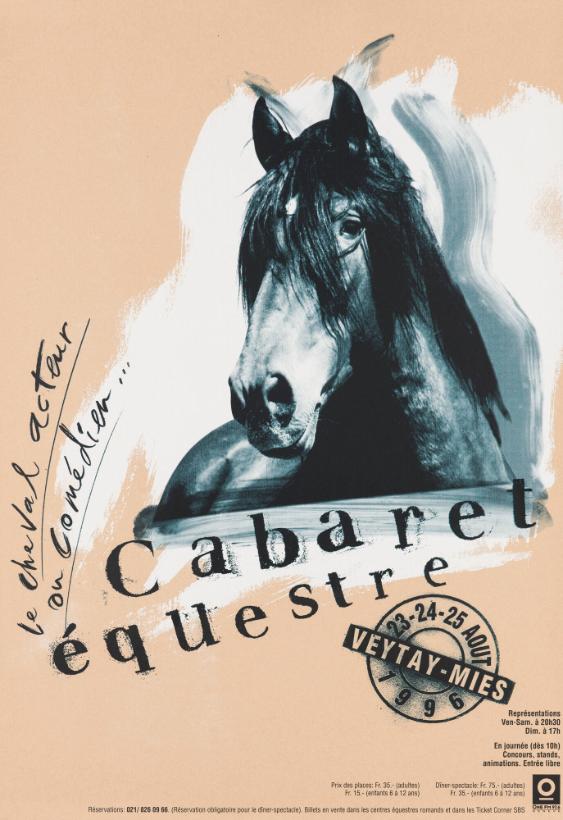 Cabaret équestre - Le cheval acteur ou comédien...