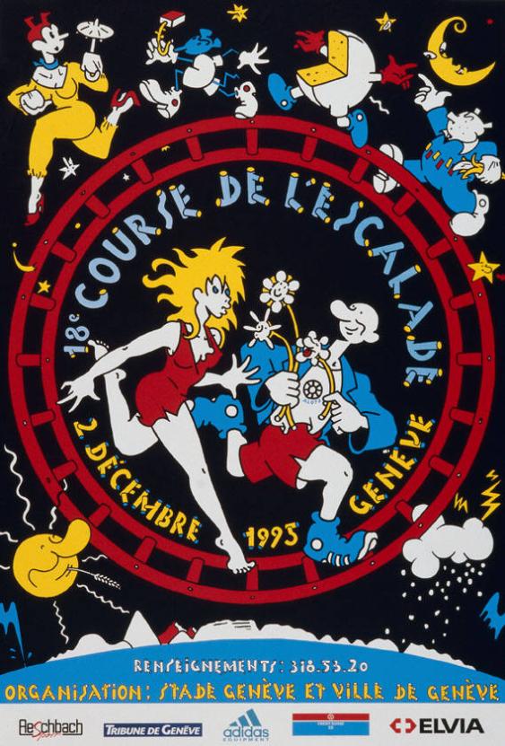 18e course de l'escalade - 2 Décembre 1995 - Genève
