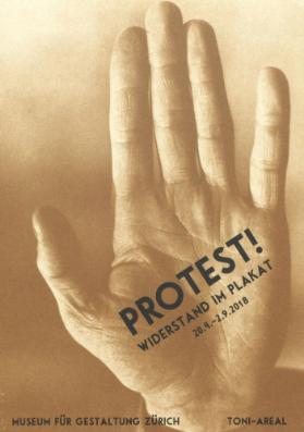 Protest ! Widerstand im Plakat; Ausstellungskarte