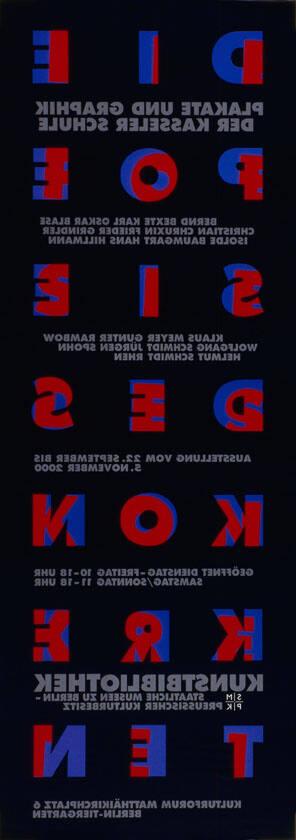 Die Poesie des Konkreten - Plakate und Grafik aus der Kasseler Schule - Kunstbibliothek Berlin