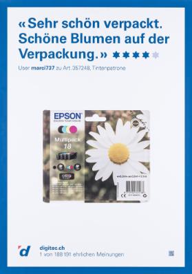 "Sehr schön verpackt. Schöne Blume auf der Verpackung." - User marci737 zu Art. 357248, Tintenpatrone - digitec.ch