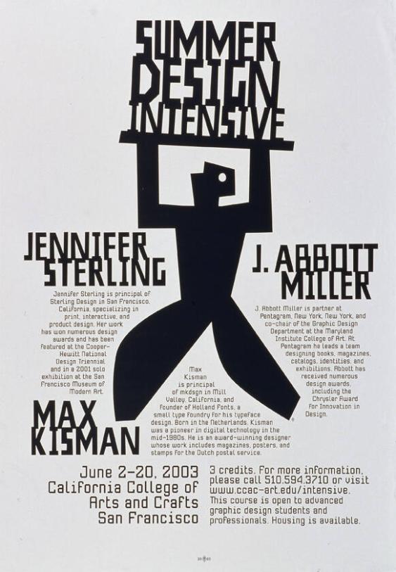 Summer Design Intensive - Jennifer Sterling - Max Kisman - J. Abbott Miller
