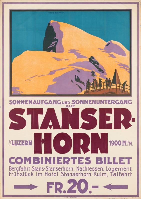 Sonnenaufgang und Sonnenuntgergang auf Stanserhorn - Combiniertes Ticket