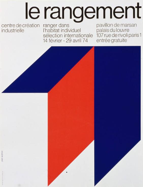 Le rangement - Ranger dans l'habitat individuel  - Centre de création industrielle - Pavillon de Marsan - Palais du Louvre, Paris