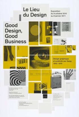 Le Lieu du Design - Good Design, Good Business - Design graphique et publicité par Geigy 1940-1970