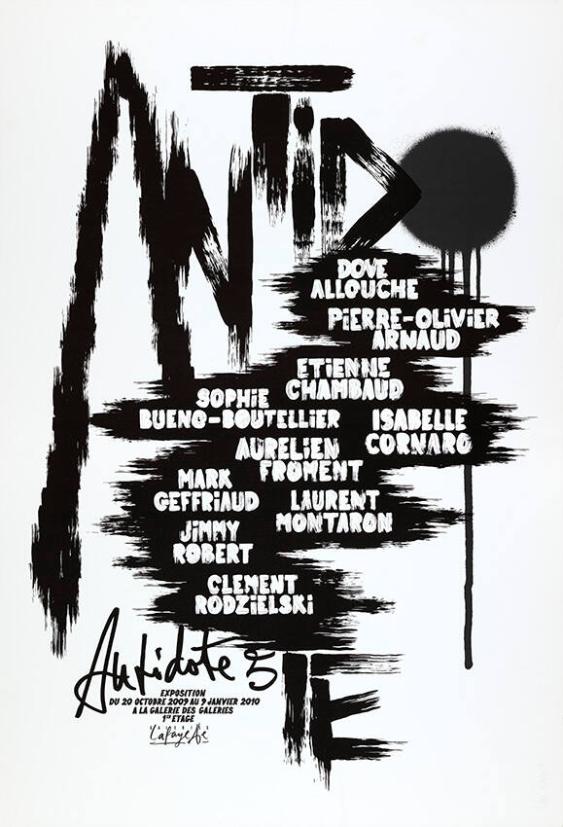 Antidote - Dove Allouche - Pierre-Olivier Arnaud - Etienne Chaumbaud - Sophie Bueno-Boutellier - Isabelle Cornaro - Aurelien Froment - Mark Geffriaud - Laurent Montaron - Immy Robert - Clément Rodzielski - Antidote 5 - Exposition - Galeries Lafayette
