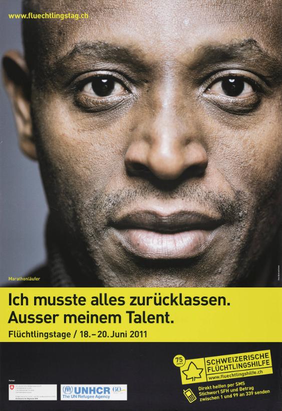 Ich musste alles zurücklassen. Ausser meinem Talent. Schweizerische Flüchtlingshilfe