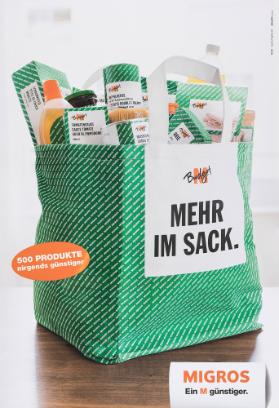 Mehr im Sack - 500 Produkte nirgends günstiger - Ein M günstiger. Migros