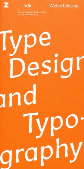 Type Design and Typography