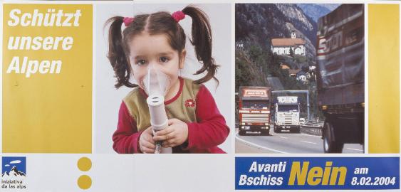 Schützt unsere Alpen - Avanti Bschiss - Nein