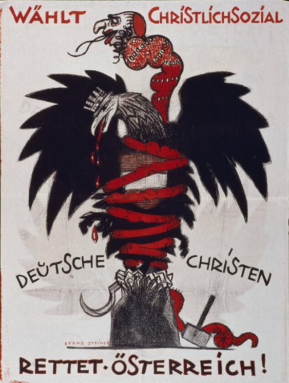 Wählt christlichsozial - Deutsche Christen - Rettet Österreich!