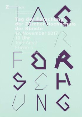 Tag der Forschung der Zürcher Hochschule der Künste