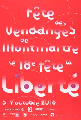 Fête des vendanges de Montmartre - Le 18e fête la liberté
