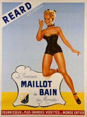 Le Premier Maillot de bain du Monde - Reard of California - Fournisseur des plus grandes vedettes du mondre entier
