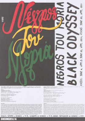 Negros tou moria -  Negros tou moria - Black Odyssey - Documenta 14 (recto)