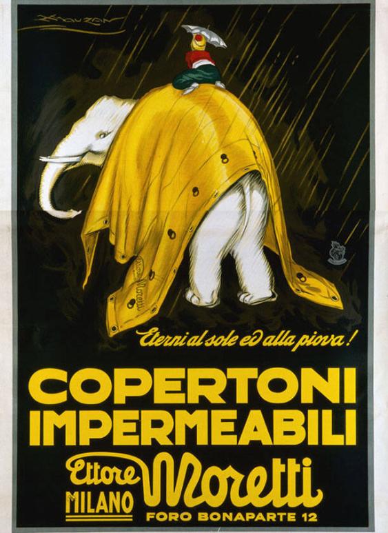 Eterrial sole ed alla piova! Copertoni impermeabili - Ettore Moretti Milano