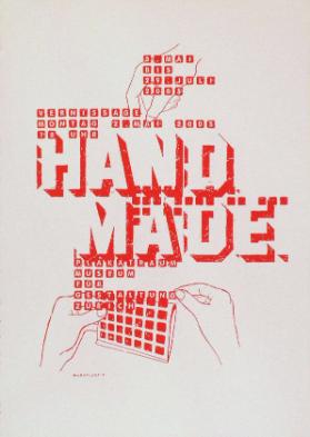 Handmade - Plakatraum Museum für Gestaltung Zürich
