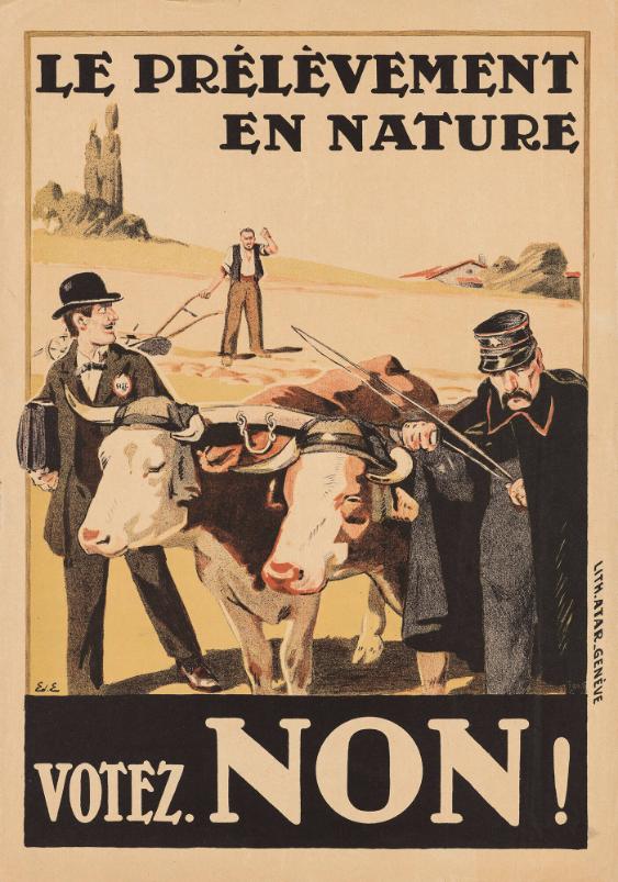 Le prélèvement en nature -  votez NON!