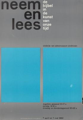 Neem en lees - De bijbel in de kunst van onze tijd - Stedelijk Van Abbemuseum Eindhoven