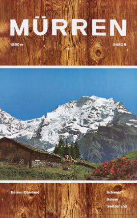 Mürren - 1650 m - 5450 ft - Berner Oberland - Schweiz - Suisse - Switzerland