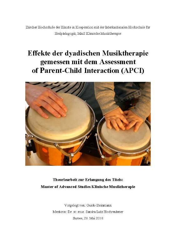 Effekte der dyadischen Musiktherapie gemessen mit dem Assessment of Parent-Child Interaction (APCI)