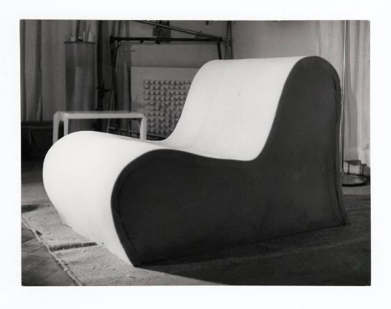 Soft Chair - Prototyp in Berger's Atelier/Wohnung Bern