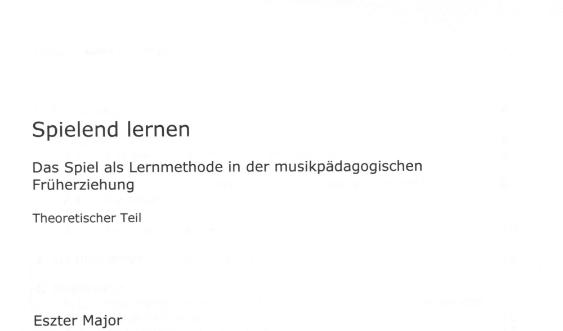 Spielend lernen