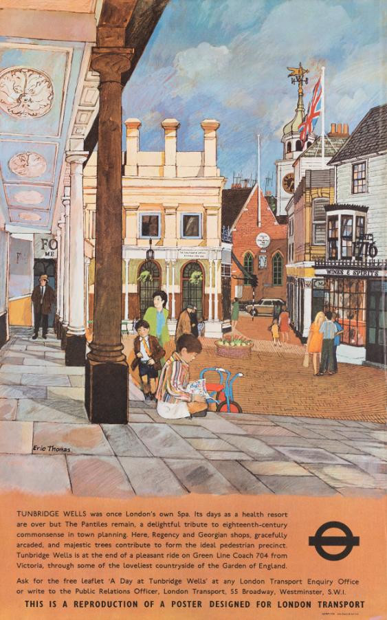 Turnbridge Wells - This is a Reproduction of a Poster Designed for London Transport