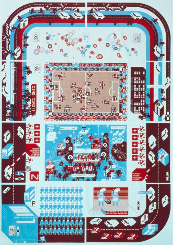 A-Z - Concert + Party - Gerrit Rietveld Academy - Schweiz - Welcome in Zürich - A-Z Footballgame - Netherlands:Switzerland