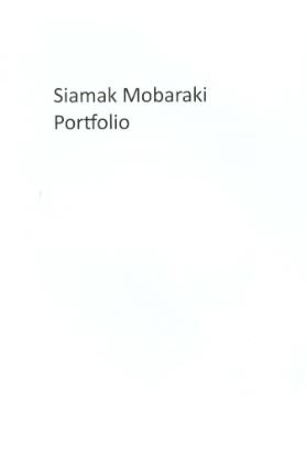 Portfolio, Siamak Mobaraki
