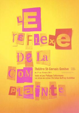Le réflexe de la complainte - Théâtre St-Gervais