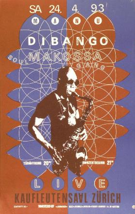 Manu Dibango - Makossa Soul Gang - Live - Kaufleutensaal Zürich