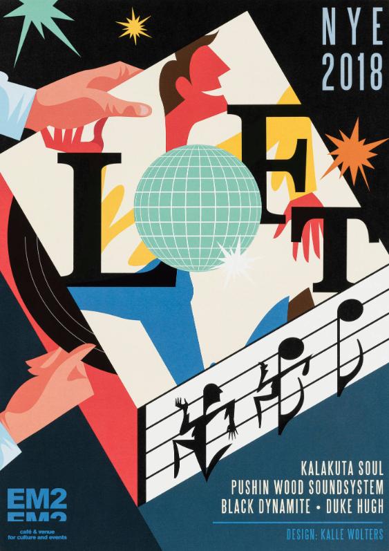 Loft - NYE 2018 - Kalakuta Soul - Pushin Wood Soundsystem - Black Dynamite - Duke Hugh