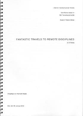 Fantastic Travels to remote Disciplines (in X Parts)