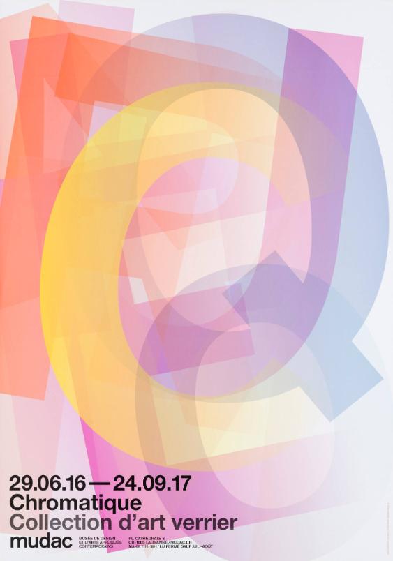 Chromatique - Collection d'art verrier - Mudac