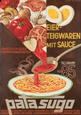 Eier-Teigwaren mit Sauce - Pata Sugo