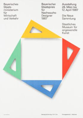 Bayerisches Staatsministerium für Wirtschaft und Verkehr - Bayerischer Staatspreis für Nachwuchsdesigner 1987 - Die Neue Sammlung