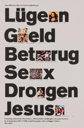 Kunstfälscher-Duo in Glarus aufgeflogen: Lügen - Geld - Betrug - Sex - Drogen - Jesus - Einmalig umfassende Werkschau - Meisterhafte Raubkopien der ganz Grossen - Gepäckausgabe