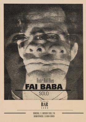 Fai Baba - Solo - Rock'n'Roll Blues - Dienstag in der Bar 3000